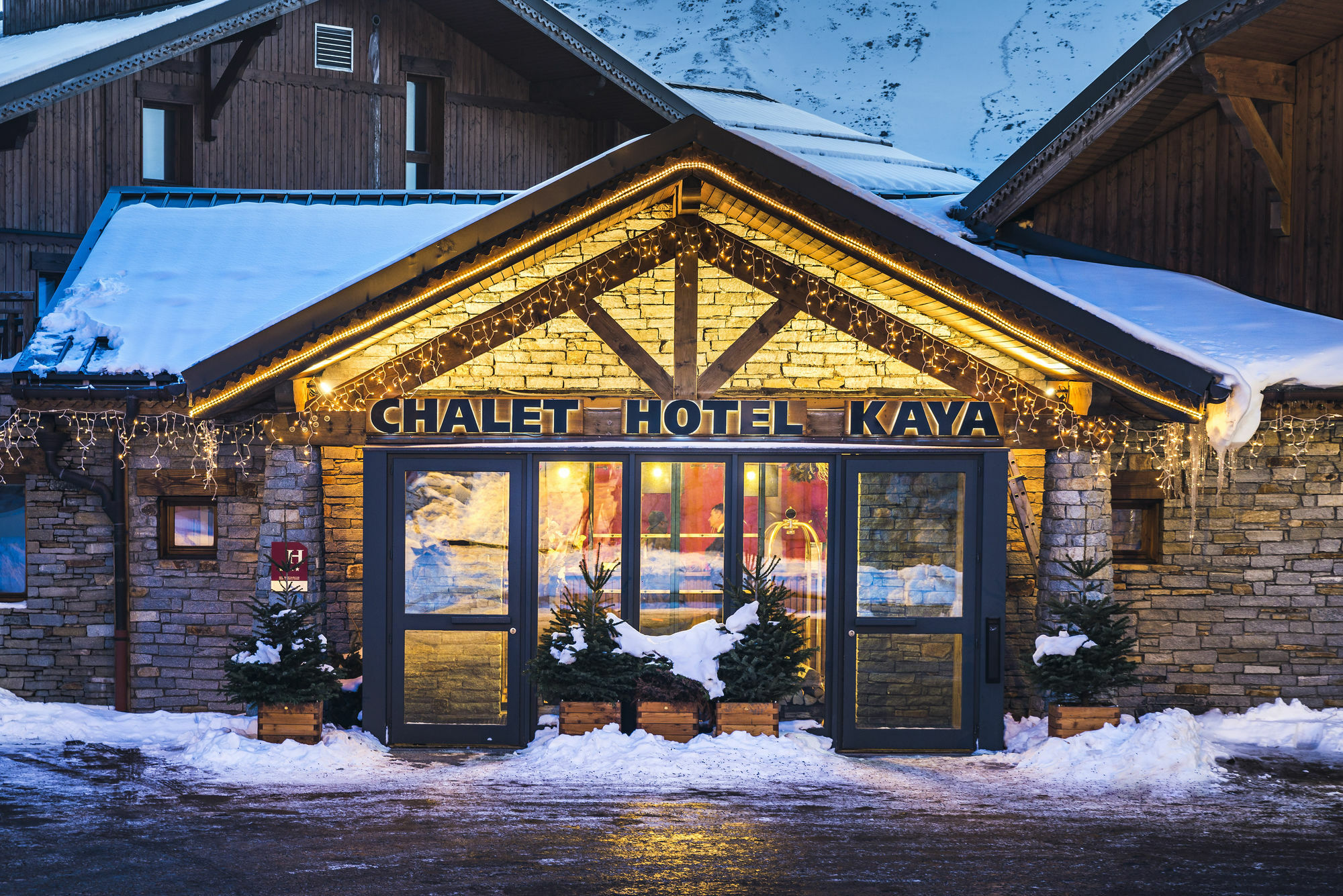 Chalet Hotel Kaya Saint-Martin-de-Belleville Dış mekan fotoğraf
