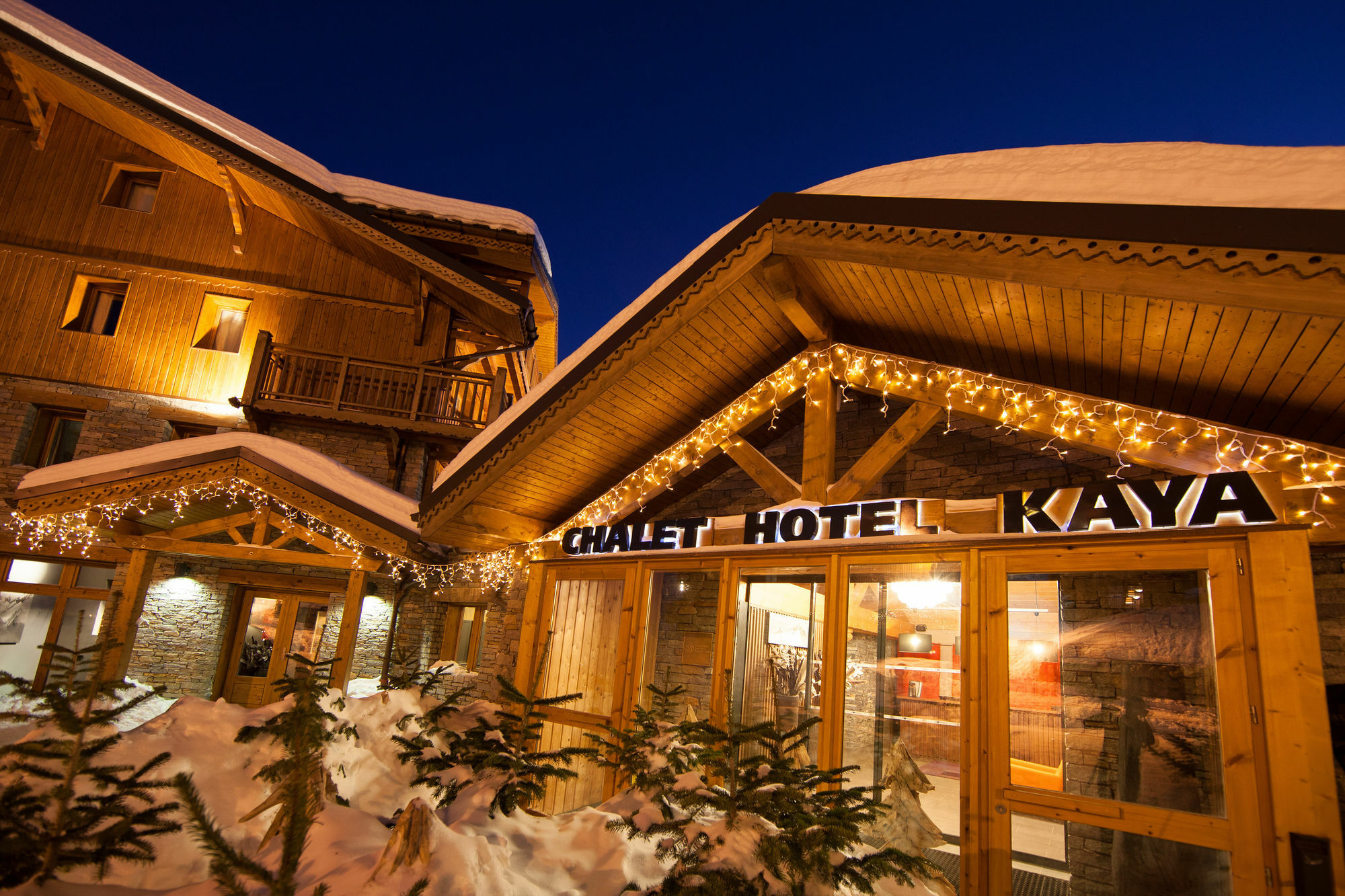 Chalet Hotel Kaya Saint-Martin-de-Belleville Dış mekan fotoğraf